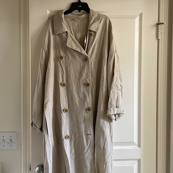 Free people Sweet Melody duster trench coat - Picture 3 of 7